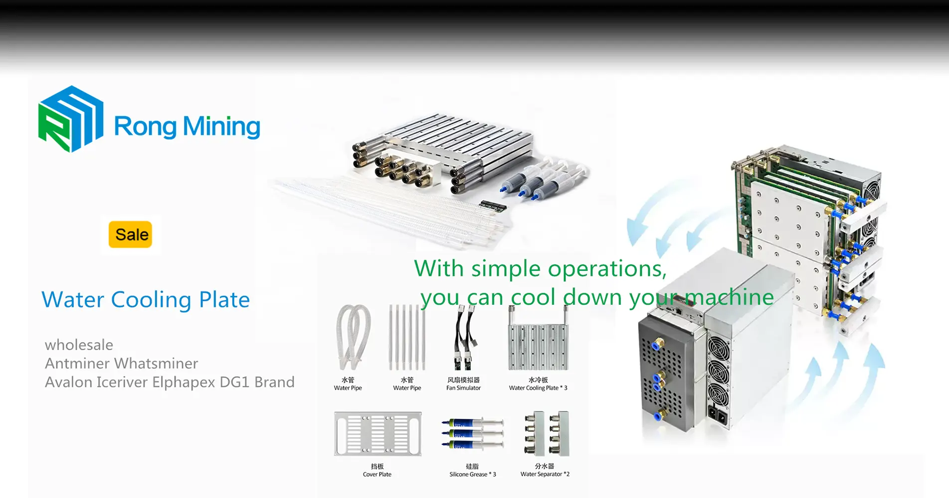 China Asic Miner Wasserkühlplatte China
