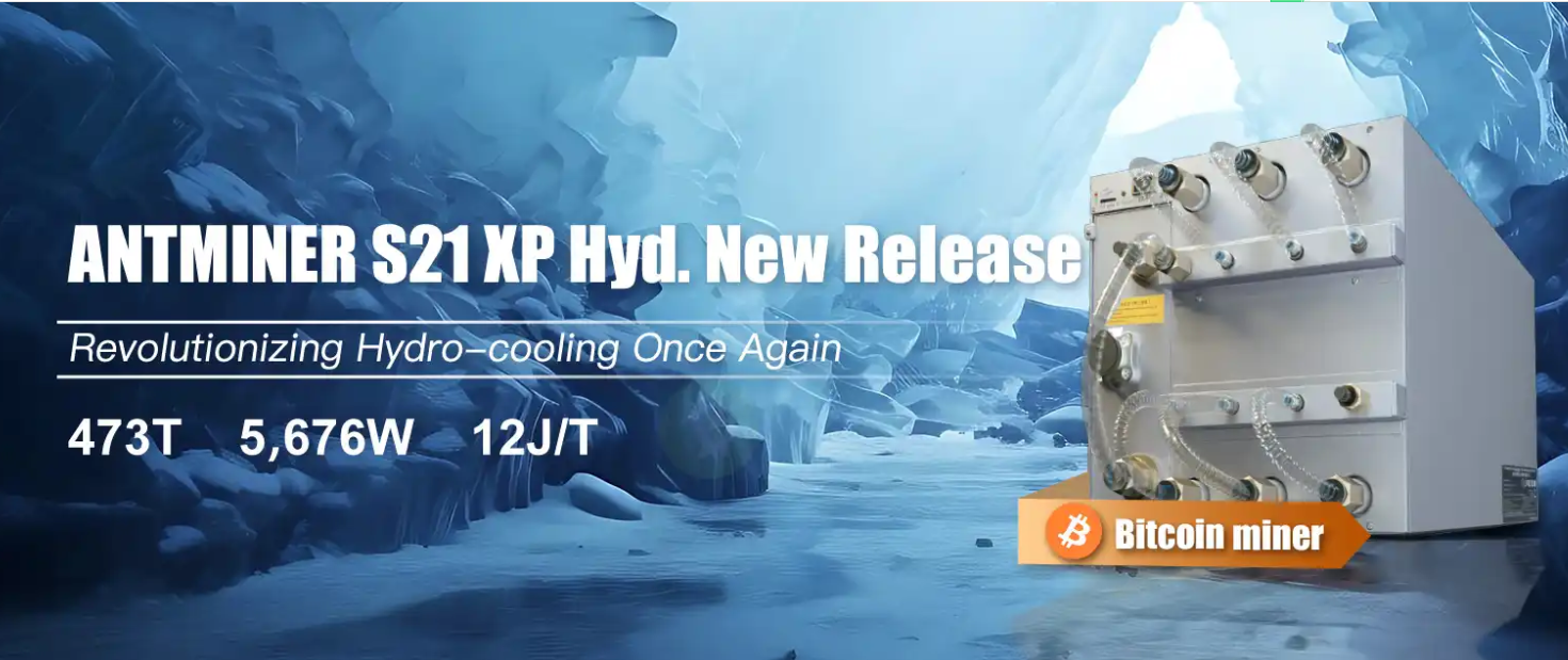 Bitmain startet Ant S21 XP HYD-473T: Der effizienteste BTC-Miner der Welt mit 473th/S & Record 12J/TH Energy Ratio